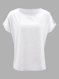 Round Neck Short Sleeve T-Shirt - Versatile & Comfortable | Augie & April