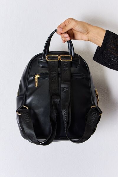 David Jones PU Leather Backpack | Versatile & Fashionable | Eco-Friendly