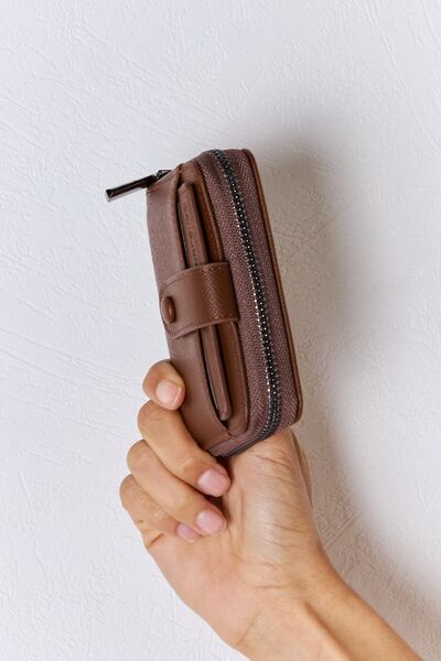 David Jones PU Leather Mini Wallet | Compact & Stylish | Minimalist Design