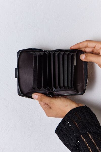 David Jones PU Leather Mini Wallet | Compact & Stylish | Minimalist Design