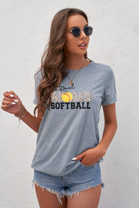 THE REAL MOMS OF SOFTBALL Graphic Tee
