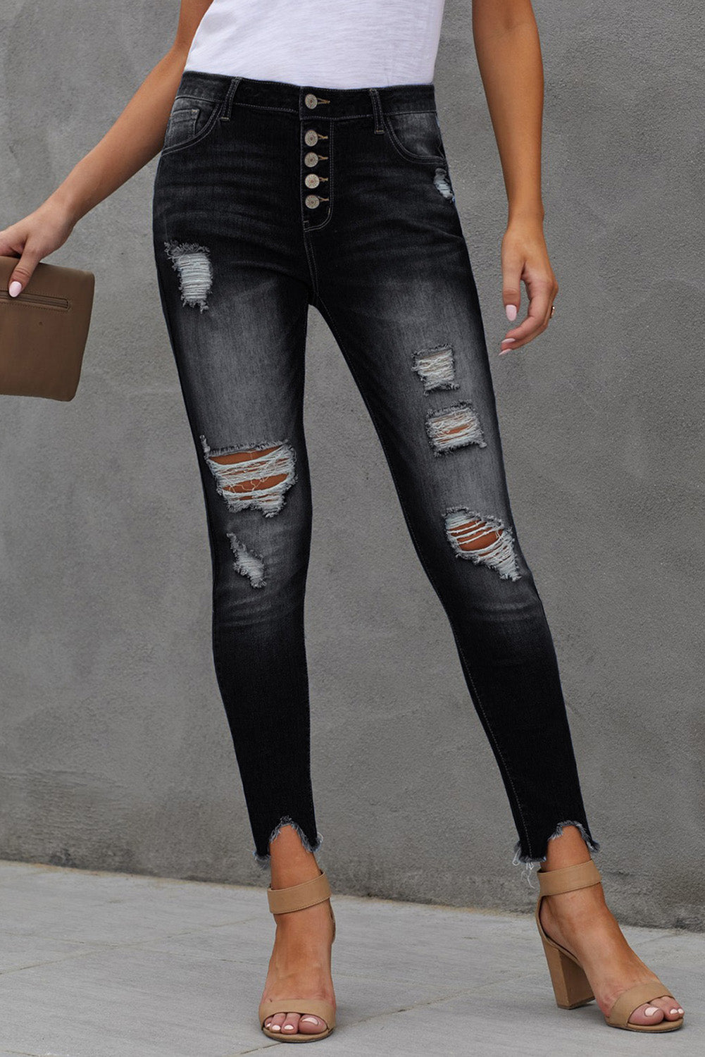  Ankle-Length Skinny Jeans